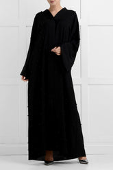 Daisha Luxury Black Pearl Abaya